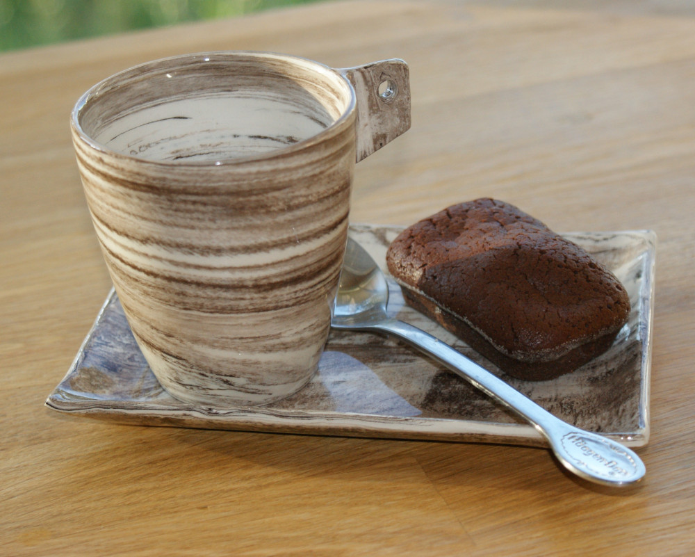 Tasse ensemble pause caf&eacute; - Couleurs Demesterres